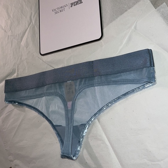 UNISEX PINK Victoria’s Secret VELVET THONG Underwear XL - Picture 11 of 13